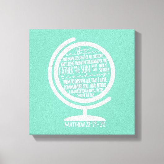 ミッション素晴らしキャンバス：世界委員会 キャンバスプリント (正面)