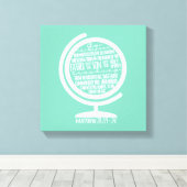 ミッション素晴らしキャンバス：世界委員会 キャンバスプリント (インサイチュ (ウッドフロア))