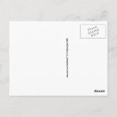 ミッション近くのクリークで足を持つ学生 ポストカード (裏面)