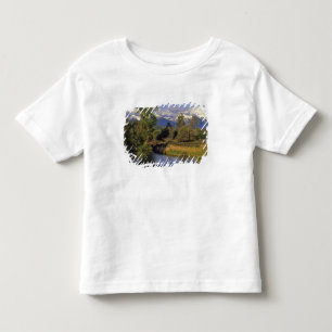 ミッション・クリークはアメリカバイソン保護区内を流れる トドラーTシャツ
