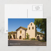 ミッション・サンタインズ・カリフォルニア製品 ポストカード (正面/裏面)