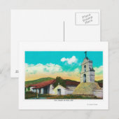 ミッション・サン・アントニオ・デ・パラ(パラ、CA) ポストカード (正面/裏面)