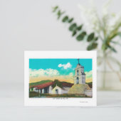 ミッション・サン・アントニオ・デ・パラ(パラ、CA) ポストカード (スタンド正面)