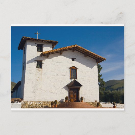 ミッション・サン・ホセ・カリフォルニア製品 ポストカード (正面)