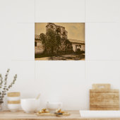 ミッション・サン・ミゲル・カリフォルニアポスター ポスター (キッチン)