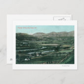 ミッション・バレーの空中表示サンディエゴ(カリフォルニア州) ポストカード (正面/裏面)