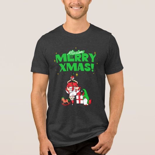 ミッション：メリークリスマス! トライブレンドＴシャツ (正面)