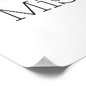 ミッション・ヴィエホの地図 – カリフォルニア州 – 市地図ポスター ポスター (角)