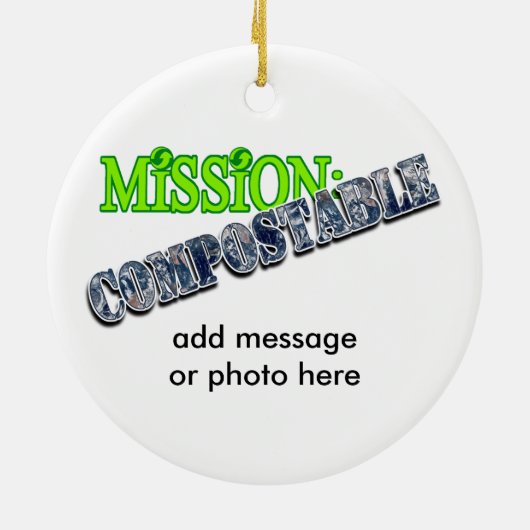 ミッション： COMPOSTABLE セラミックオーナメント (裏面)