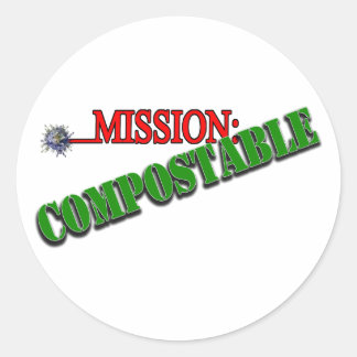 ミッション: COMPOSTABLE ラウンドシール