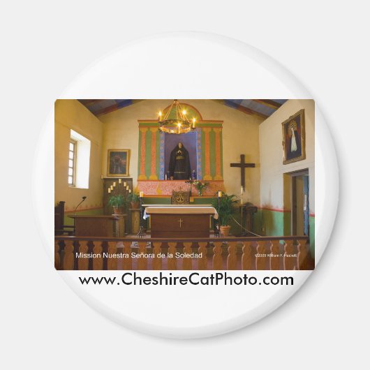 ミッションNuestra Seinora de la Soledad製品 マグネット (正面)