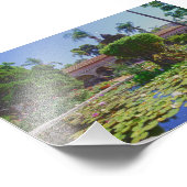 ミッションSan Juan Capistrano Water Lilies, Calif フォトプリント (角)