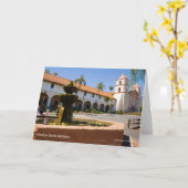 ミッションSanta Barbaraカリフォルニア製品 カード (黄色い花)