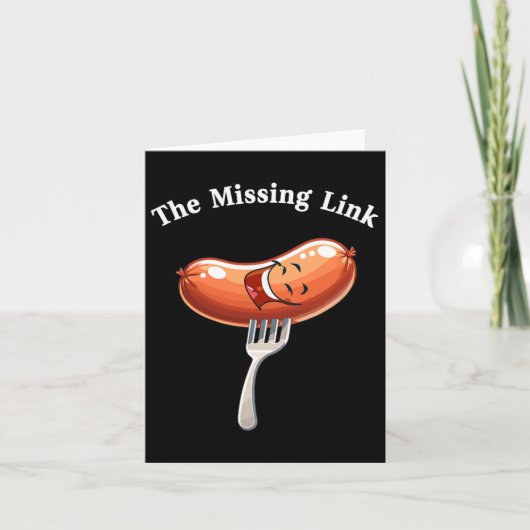 ミッシングリンクソーセージの笑顔BBQパーティーの楽しみ  カード (正面)