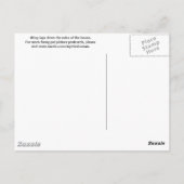 ミッシーが家のルールを決める ポストカード (裏面)