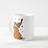 ミッジの落ち葉の山マグ コーヒーマグカップ (正面左)