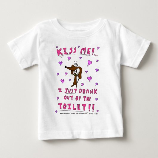 ミッジ'キスME'乳児Tシャツ ベビーTシャツ (正面)