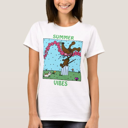 ミッジ "サマー・バイブス" Tシャツ (正面)