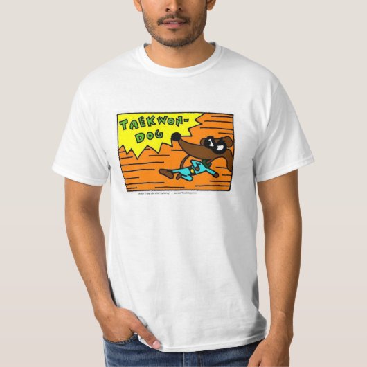 ミッジ「テコンドッグ」メンズTシャツ Tシャツ (正面)