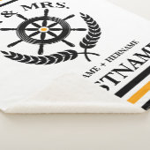 ミッストライプのト・いかり姓 シェルパブランケット (3/4)