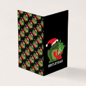 ミッスルトアド、家族写真クリスマスカード 名刺 (外部)