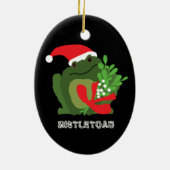 ミッスルトードクリスマスオーナメント セラミックオーナメント (裏面)