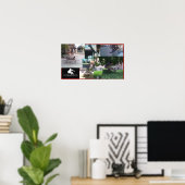 ミッソウラパークールグループコラージポスター ポスター (ホームオフィス)