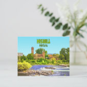 ミッソラモンタナダウンタウンリバーヴィンテージ ポストカード (スタンド正面)