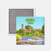 ミッソラモンタナダウンタウンリバーヴィンテージ マグネット (正面/裏面)