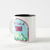ミッソーラモンタナ州ヴィンテージ ツートーンマグカップ (正面左)