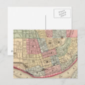 ミッチェルによるシンシナティ地図 ポストカード (正面/裏面)