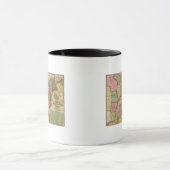 ミッチェルのアメリカ共和国国立地図 マグカップ (中央)