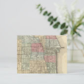 ミッチェルのシカゴの地図 ポストカード (スタンド正面)