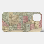 ミッチェルのシカゴの地図 Case-Mate iPhoneケース (裏面 (横))