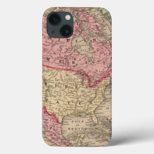 ミッチェルの北アメリカ地図 iPhone 13ケース