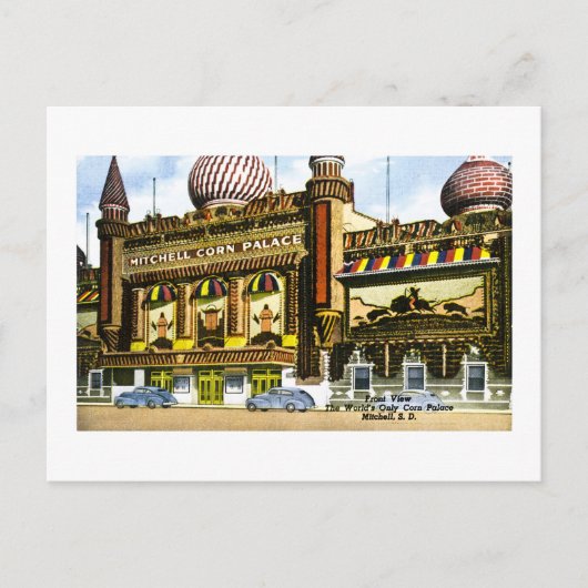 ミッチェルコーンパレスミッチェルサウスダコタ ポストカード (正面)