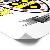 ミッチェル家紋コートオブアームズ ポスター (角)