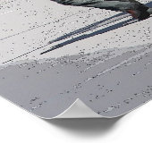 ミッチェルB-25爆撃機の飛行前チェック ポスター (角)