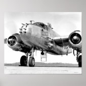 ミッチェルB-25爆撃機 – サンデーパンチ – 第2次世界大戦1945 ポスター (正面)