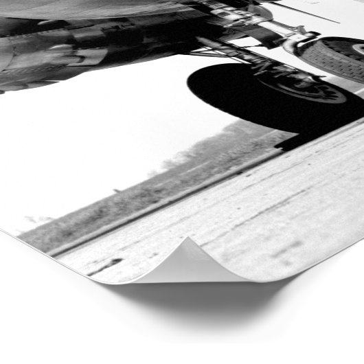 ミッチェルB-25爆撃機 – サンデーパンチ – 第2次世界大戦1945 ポスター (角)