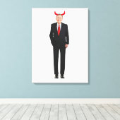 ミッチ・マクコネルは邪悪なストレッチされたキャンバス印刷 キャンバスプリント (インサイチュ (ウッドフロア))