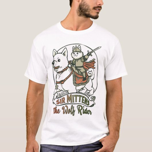 ミッテンス・ザ・ウルフ・ライダー Tシャツ (正面)