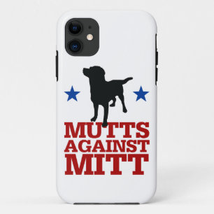 ミットに対する雑種犬 iPhone 11 ケース