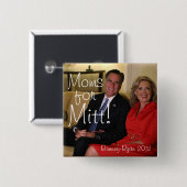 ミットのためのお母さん! 缶バッジ (正面&裏面)