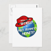 ミットの金は？ ポストカード (正面/裏面)