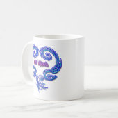 ミットのHjartaのマグ(スウェーデン語) コーヒーマグカップ (正面左)