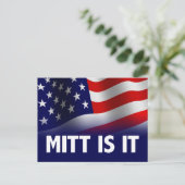 ミットイット – Romney Ryan 2012 ポストカード (スタンド正面)