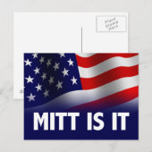 ミットイット – Romney Ryan 2012 ポストカード (正面/裏面)