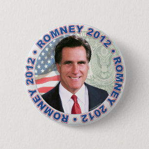 ミット・ロムニーの大統領2012ギア 缶バッジ