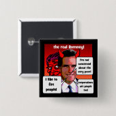 ミット・ロムニーのgaffs 缶バッジ (正面&裏面)